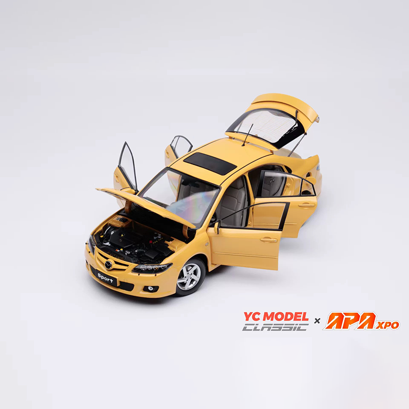 YC Model × APAxpo 1:18 Mazda 6 Twin Car Set – Diecast Model Cars Gift