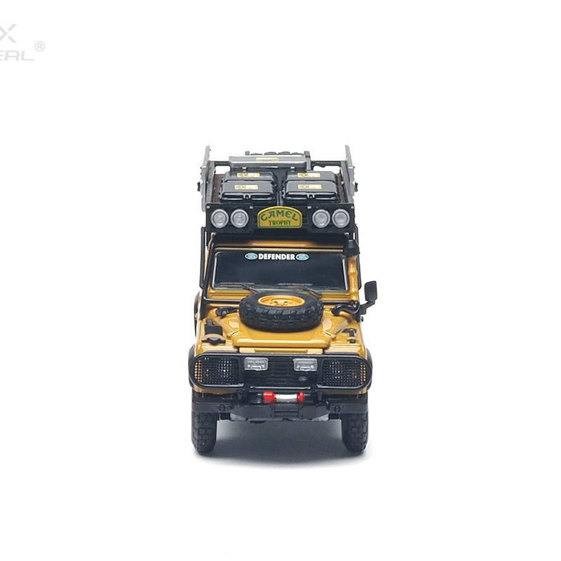 AR BOX 1:64 Land Rover Defender 110 Camel Trophy Tanzania Burundi Expedition Diecast Model Car