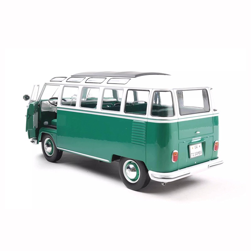 Solido 1:18 Volkswagen T1 Samba Bus 1962 Diecast Model