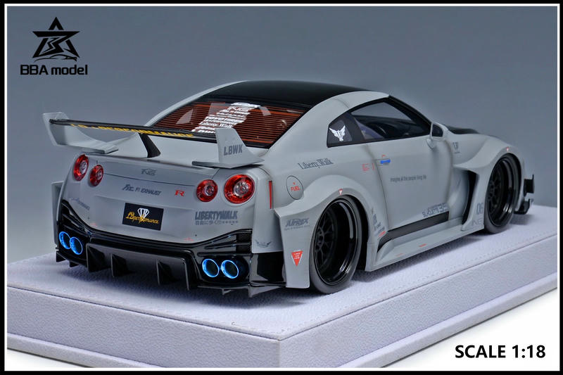 BBA Nissan GT-R 35GT-RR 1:18 Resin Model Car