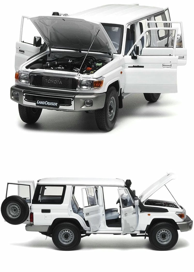AlmostReal LC76 2017 Toyota Land Cruiser 1/18 Automodell aus Aluminiumlegierung (870101)