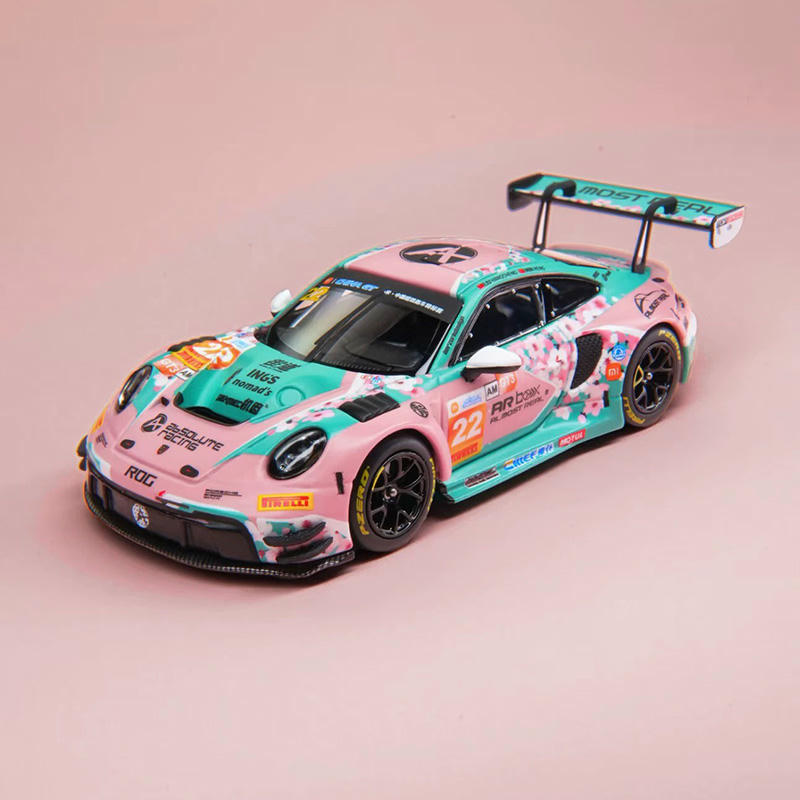 ARbox 1:64 Porsche 911 GT3 R 2026 China GT Ningbo Absolute Racing Alloy Model
