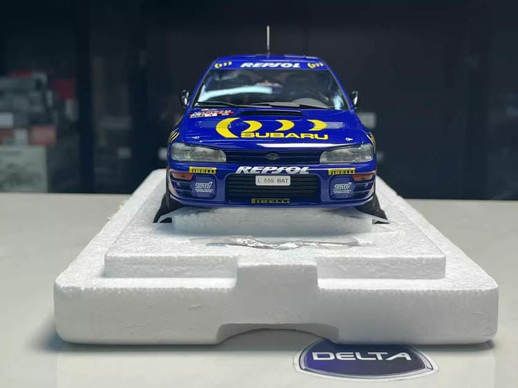 Subaru Impreza 1:18 Full-Open Alloy Model by Kyosho (#4/08962A – Collector Edition)