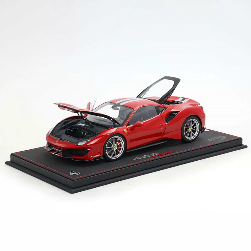 BBR 1:18 Ferrari 488 Pista Diecast Model – Rosso Corsa
