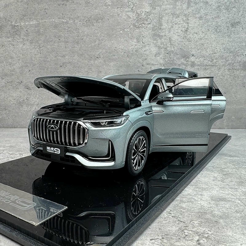 1:18 Chery Tiggo 9 Alloy Model — Olive Gray
