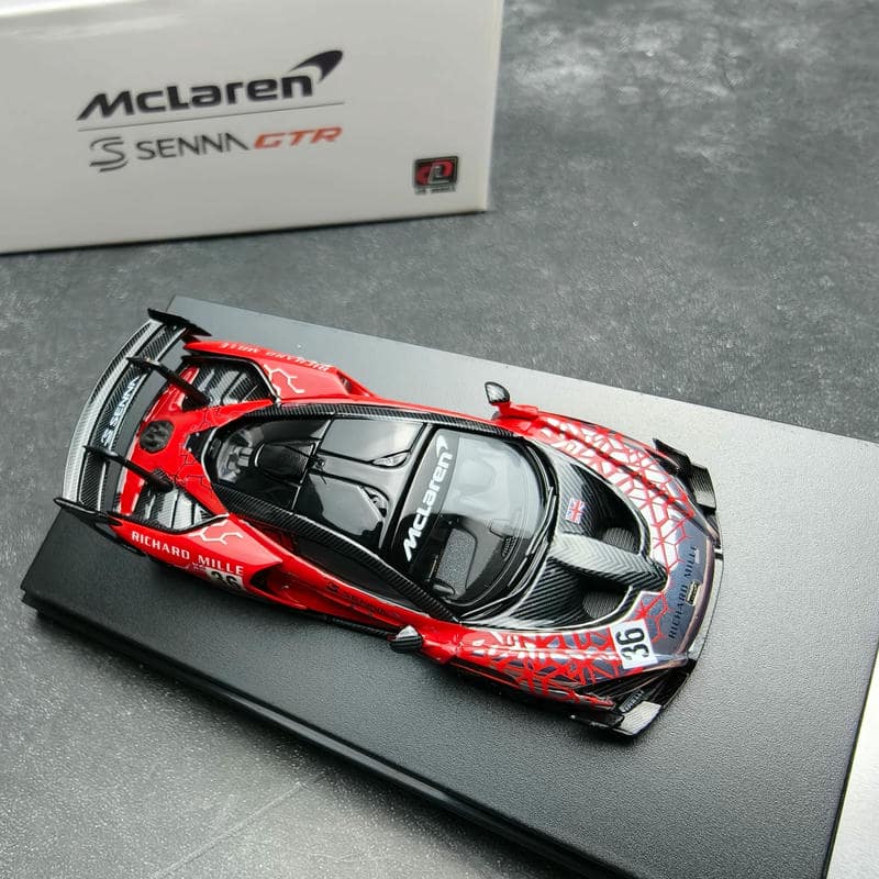 LCD Models 1:64 McLaren Senna GTR Diecast Model Car – Alloy Hypercar Collectible