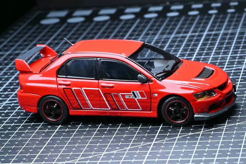 GATHERJOY 1:43 Mitsubishi Lancer Evolution IX RALLIART Diecast Model