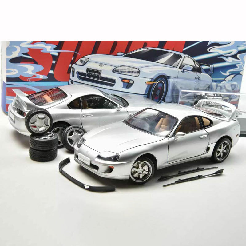 WHELART 1:18 Toyota Supra A80 Diecast Model Car