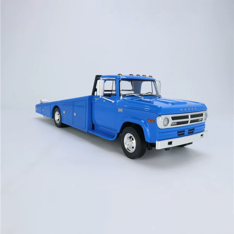 ACME 1:18 1970 Dodge D-300 Ramp Truck Diecast Model