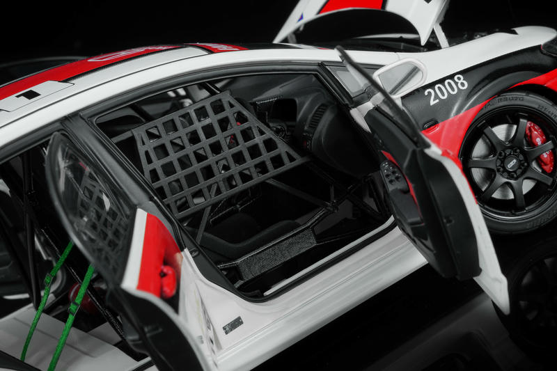 MotorHelix 1:18 Honda Civic Type R (FD2) Japan One-Make Race #1 Diecast Model Car