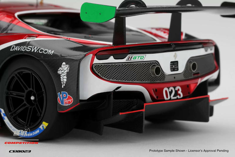 BBR 1:18 Ferrari 296 GT3 Triarsi Competizione 2025 Resin Model