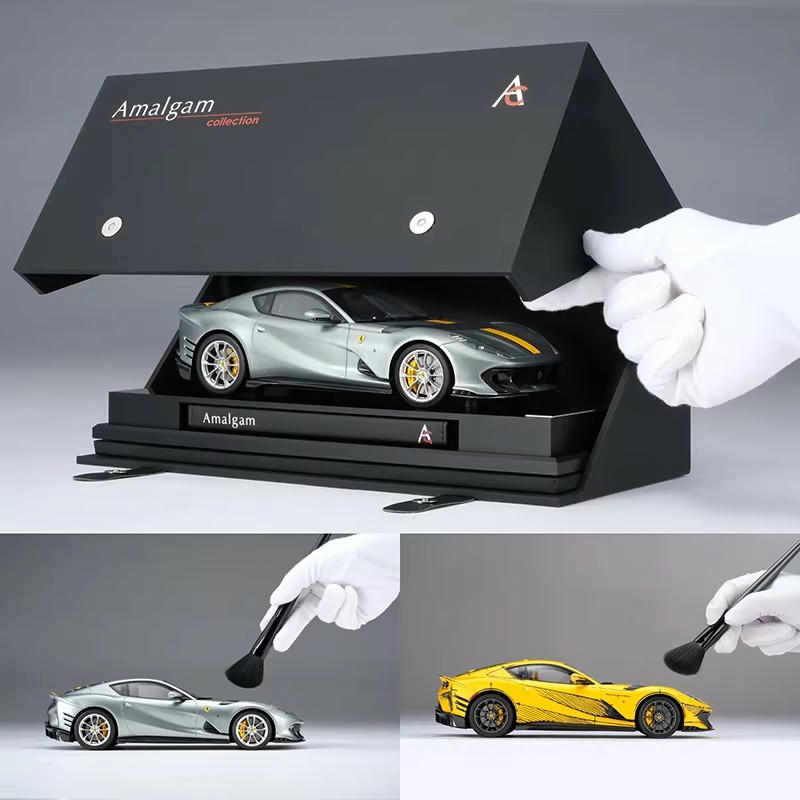 Amalgam 1:18 Ferrari 812 Competizione Resin Model – Gray