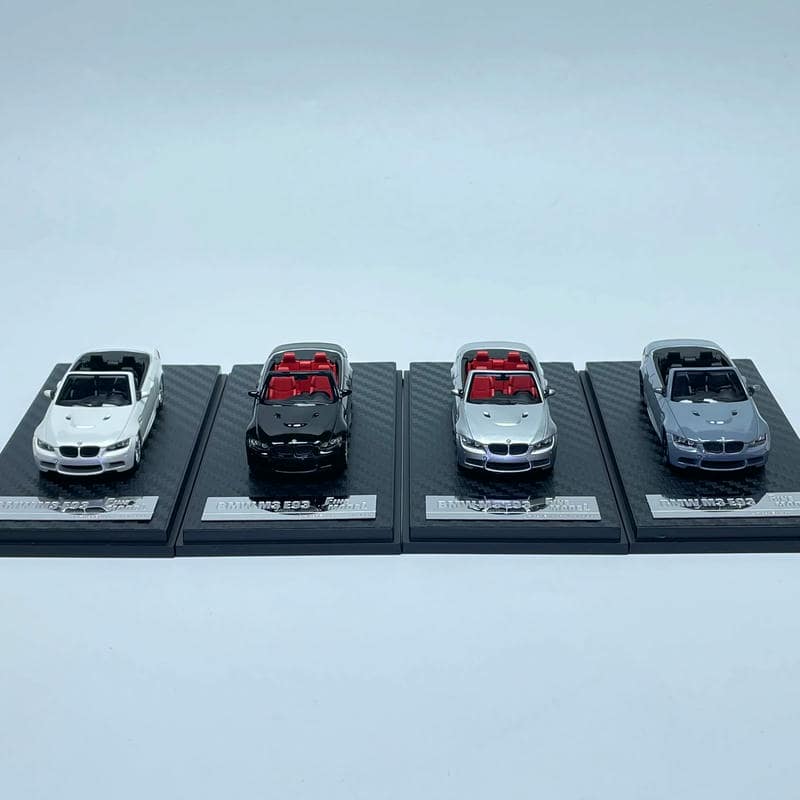 FINE MODEL 1:64 BMW M3 E93 Convertible Diecast Model Car – Alloy Open-Top Collectible