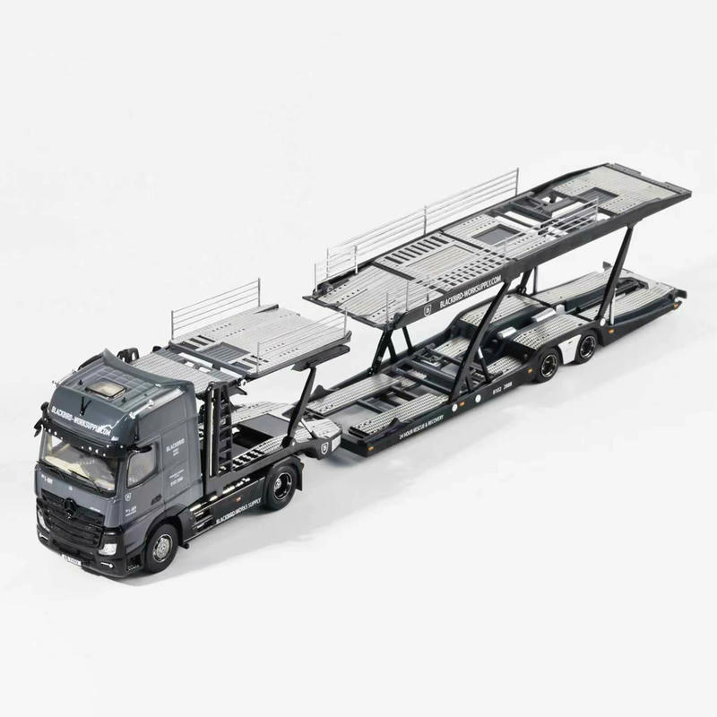 Mercedes-Benz Actros Double-Decker Car Transport Trailer 1:64 Diecast Model