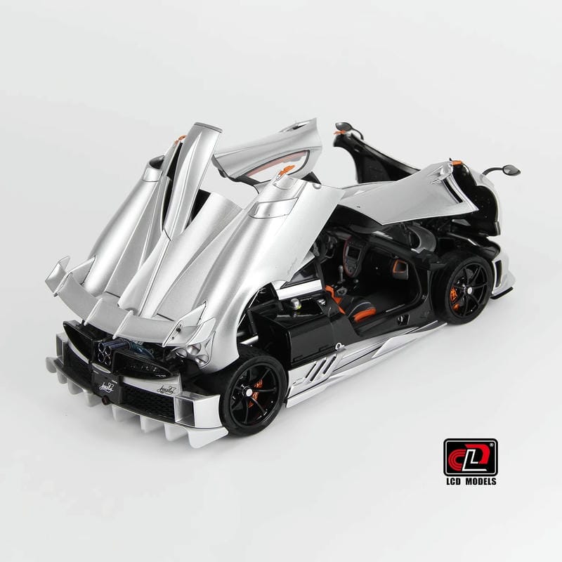 Pre-sale LCD 1:18 Pagani Imola Diecast Alloy Model Car-silver