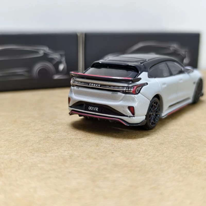 Official 1:64 ZEEKR 001 FR Diecast Model Car – Geely Electric Performance Sedan Alloy Collectible