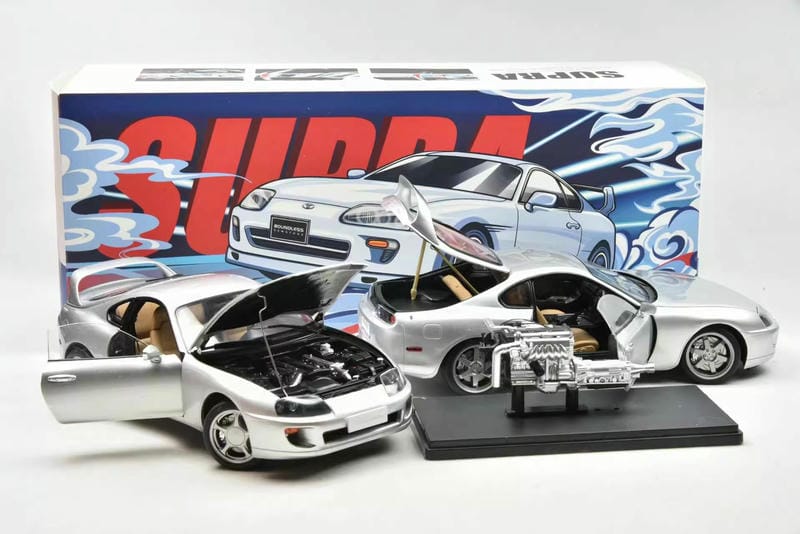 WHELART 1:18 Toyota Supra A80 Diecast Model Car