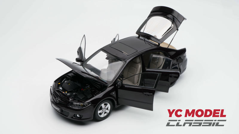 YC Model Mazda6 Coupe 1:18 Diecast Model Car