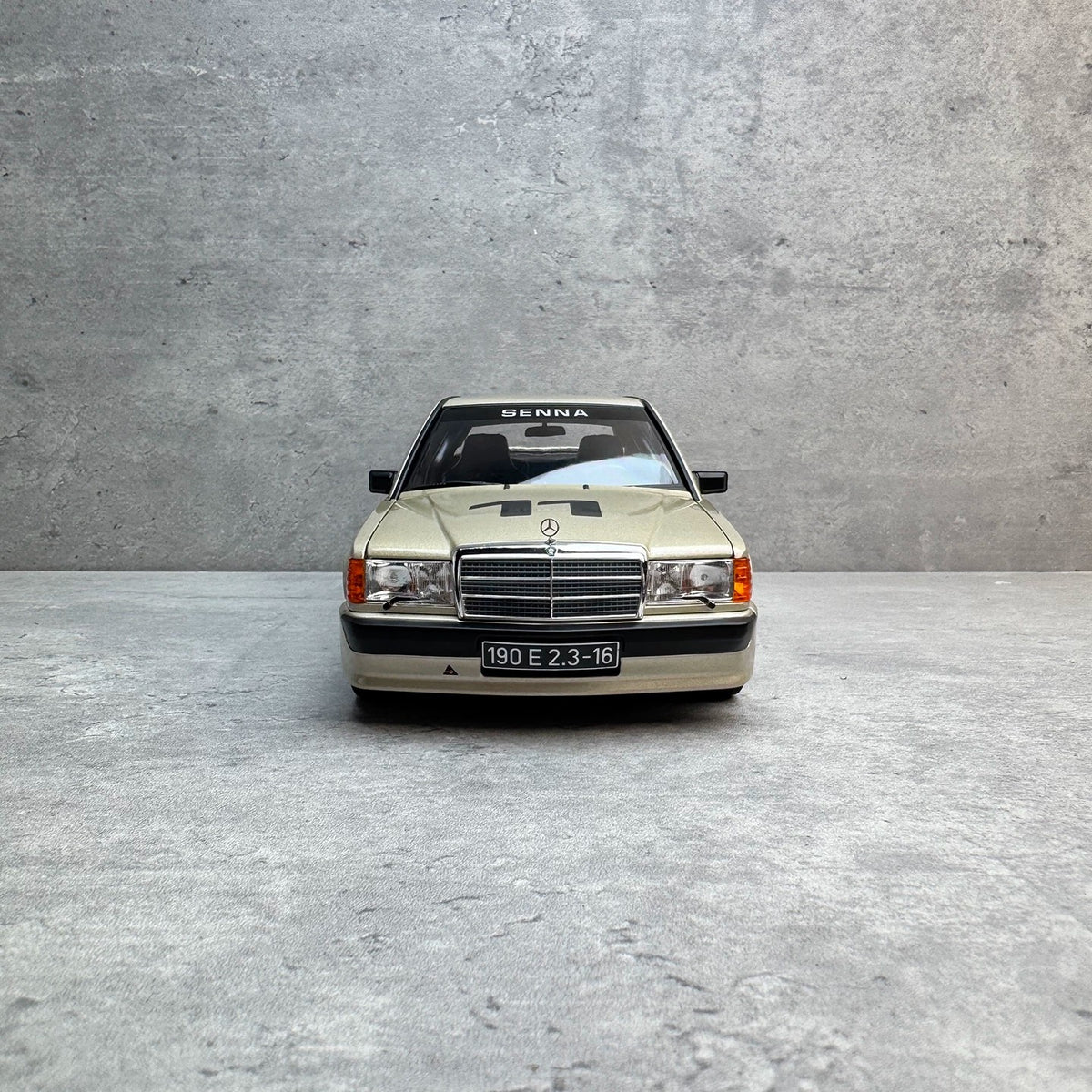 NOREV 1:18 Mercedes-Benz 190 E 2.3-16 1984 Nürburgring #11 Ayrton Senna Diecast Model Car