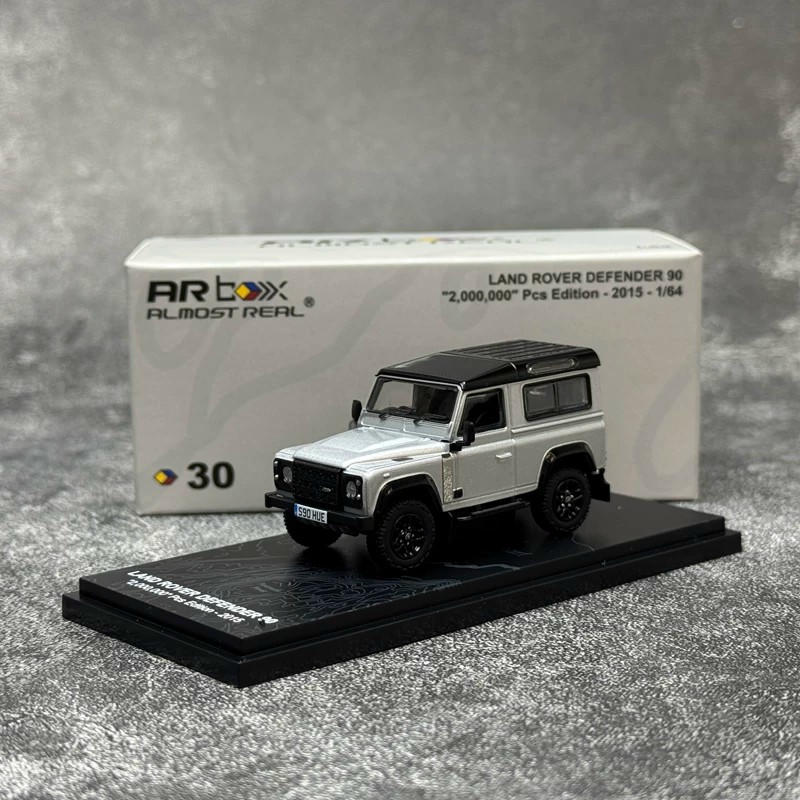 ARbox 1:64 Land Rover Defender 90 Diecast Model Car — Silver