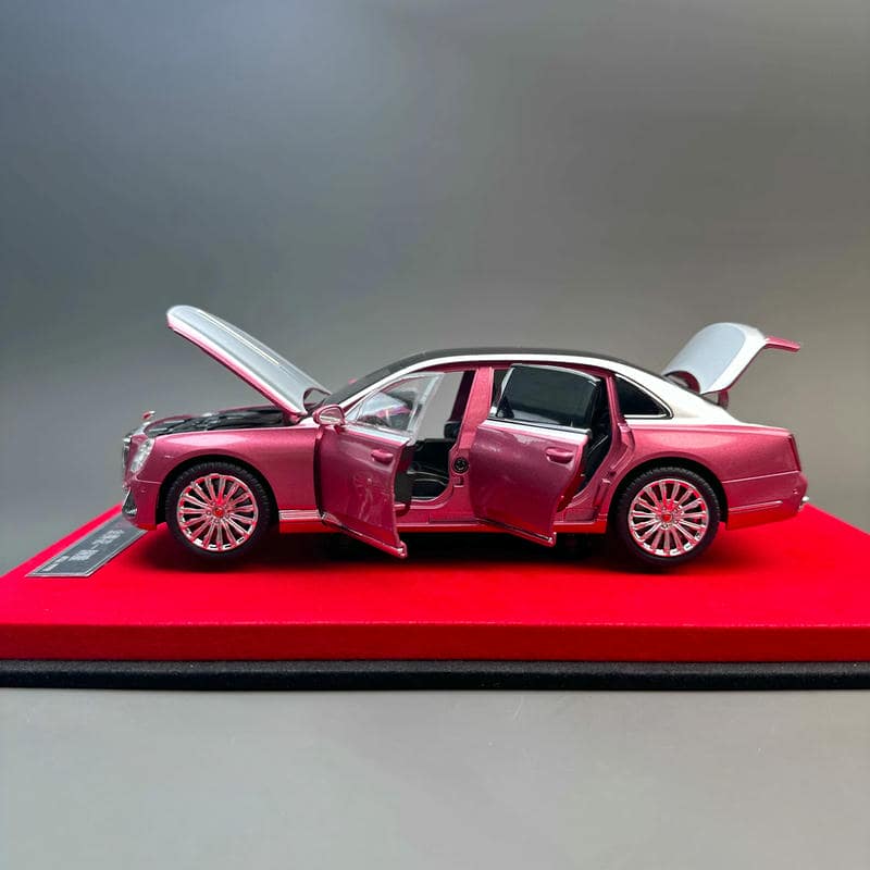 Hongqi Guoya 1:24 Diecast Model – FAW Golden Sunflower Luxury Sedan Collector Edition