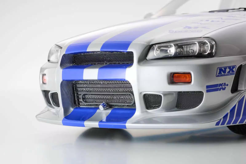 Kyosho 1:12 Nissan Skyline R34 GT-R 2001 (Fast & Furious) Resin Model