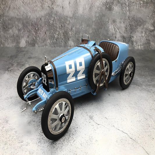 CMC 1:18 Bugatti Type 35 Blue Diecast Model #22