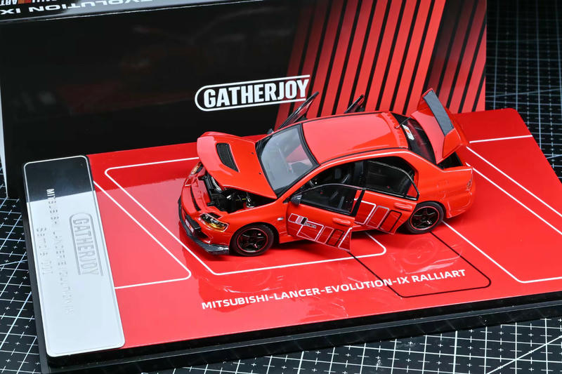 GATHERJOY 1:43 Mitsubishi Lancer Evolution IX RALLIART Diecast Model
