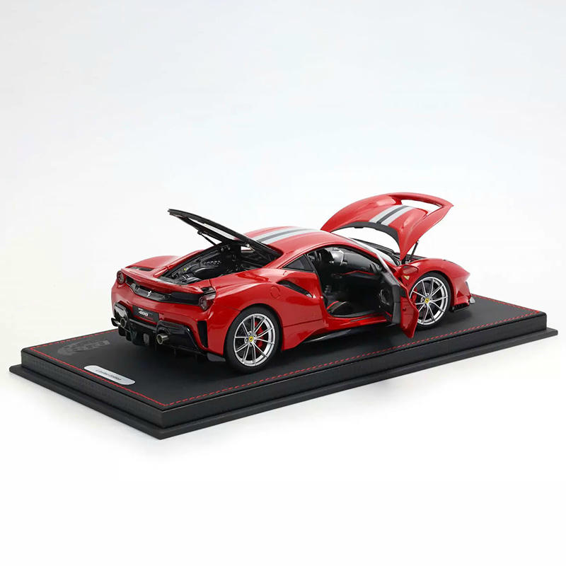 BBR 1:18 Ferrari 488 Pista Diecast Model – Rosso Corsa