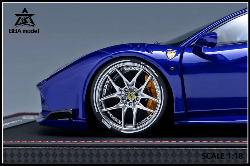 BBA Ferrari 488 GTB Novitec 1:18 Resin Model Car