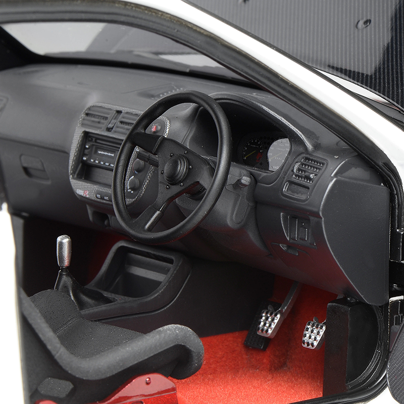 MOTORHELIX MH 1:18 Honda Civic Type R EK9 J's Racing Diecast Model – Full Detail JDM