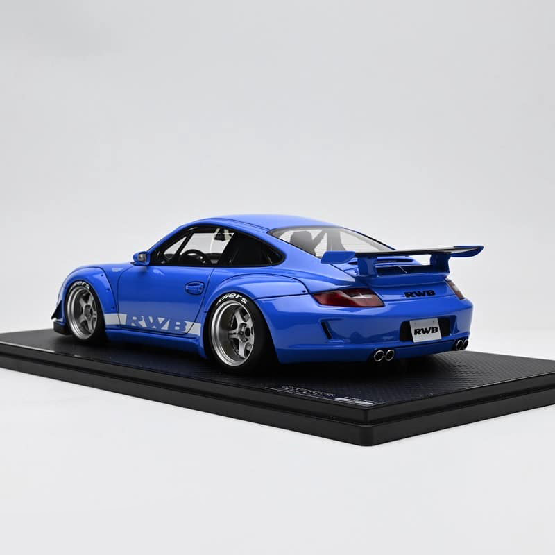 Ignition Mode 1:18 Porsche RWB 997 Widebody Blue Limited Resin Custom Model