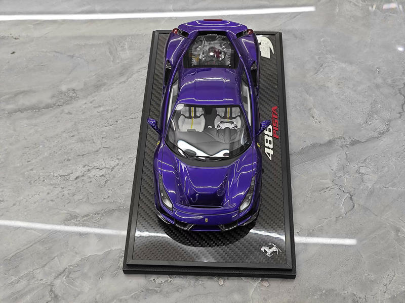BBR 1:18 Ferrari 488 Pista Spider Hardtop Resin Model – YX car model
