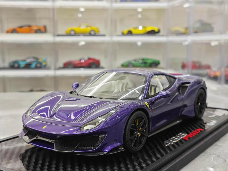 BBR 1:18 Ferrari 488 Pista Spider Hardtop Resin Model
