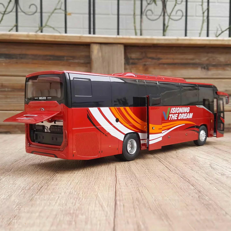 1:42 Higer V12 Bus Diecast Model with Lights