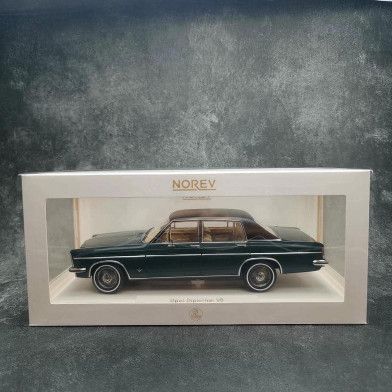 NOREV 1:18 Opel Diplomat V8 1969 Diecast Model Car – Classic German Luxury Sedan Collectible
