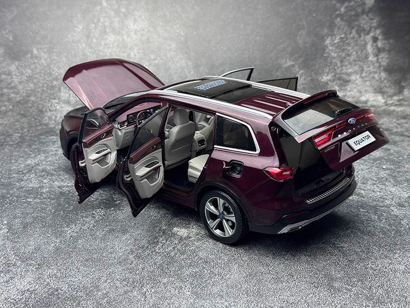 Ford EQUATOR 1:18 Diecast Alloy Model (Finished Display Edition – Sliding Sunroof &amp; Full Functions)