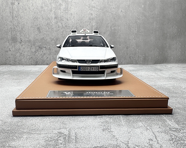 Fahrzeugkunst Peugeot 406 Taxi Harz Auto Modell Sammlung 1 18 Taxi Express