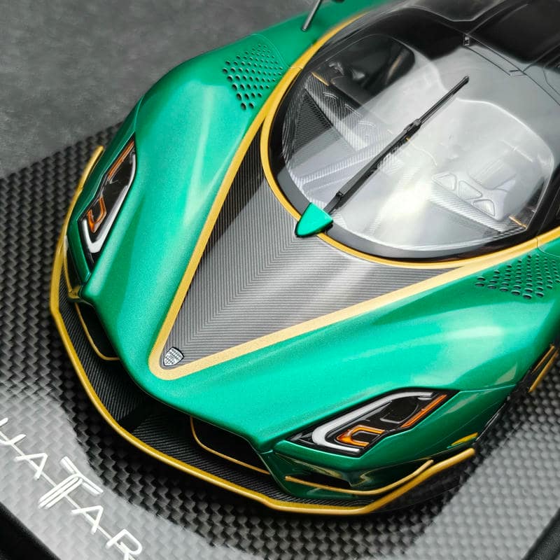 Frontiart FA 1:18 SSC Tuatara Striker “Big Lizard” Resin Model Car – Sealed Collector