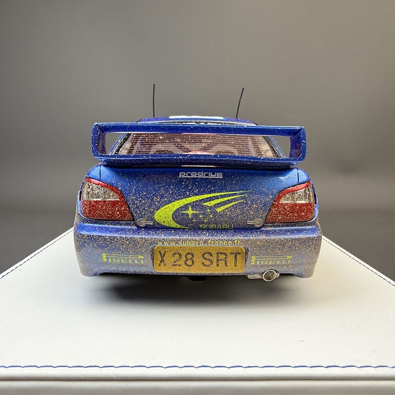 1:18 Subaru Impreza STI WRC 2002 Monte Carlo Rally Resin Model Car