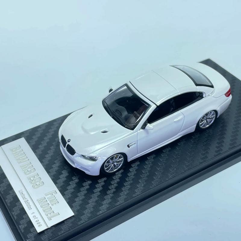 FINE MODEL 1:64 BMW M3 E93 Convertible Diecast Model Car – Alloy Open-Top Collectible