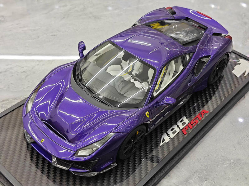 BBR 1:18 Ferrari 488 Pista Spider Hardtop Resin Model