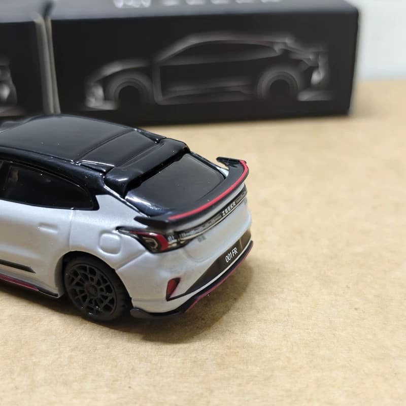 Official 1:64 ZEEKR 001 FR Diecast Model Car – Geely Electric Performance Sedan Alloy Collectible