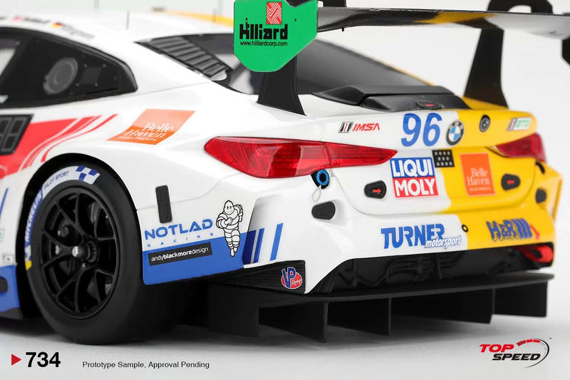 TopSpeed 1:18 BMW M4 GT3 EVO Daytona 2026 Resin Model Car