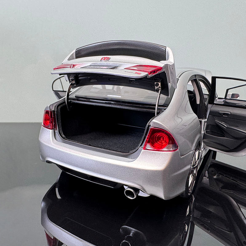 Honda Civic Type R FD2 Motorhelix  Diecast Model – 1/18 Scale (Blue/Silver) Limited Edition