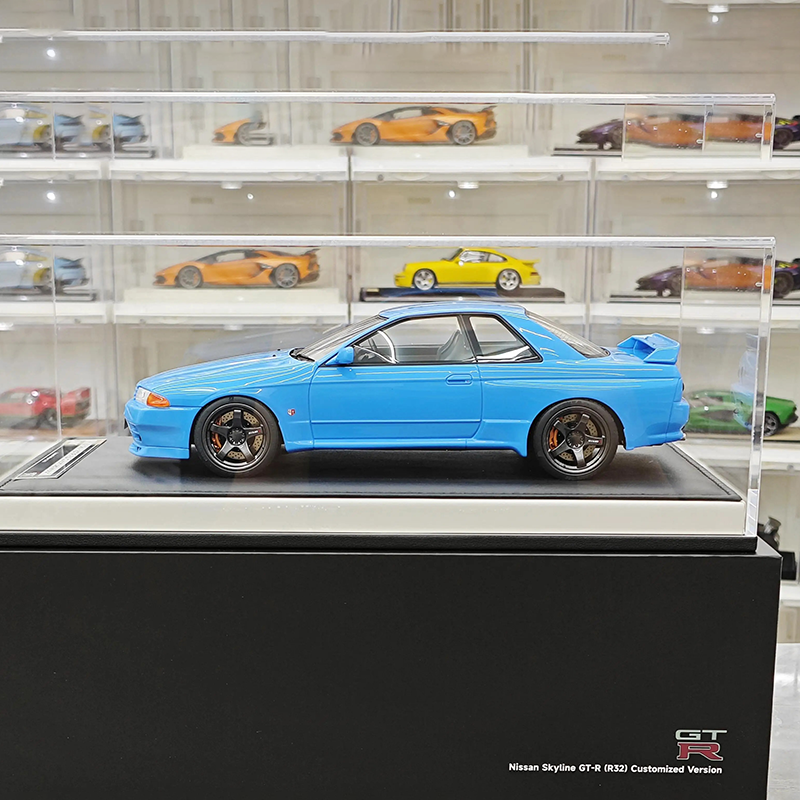 Motorhelix 1:18 Nissan Skyline GT-R R32 Customized Resin Model – JDM