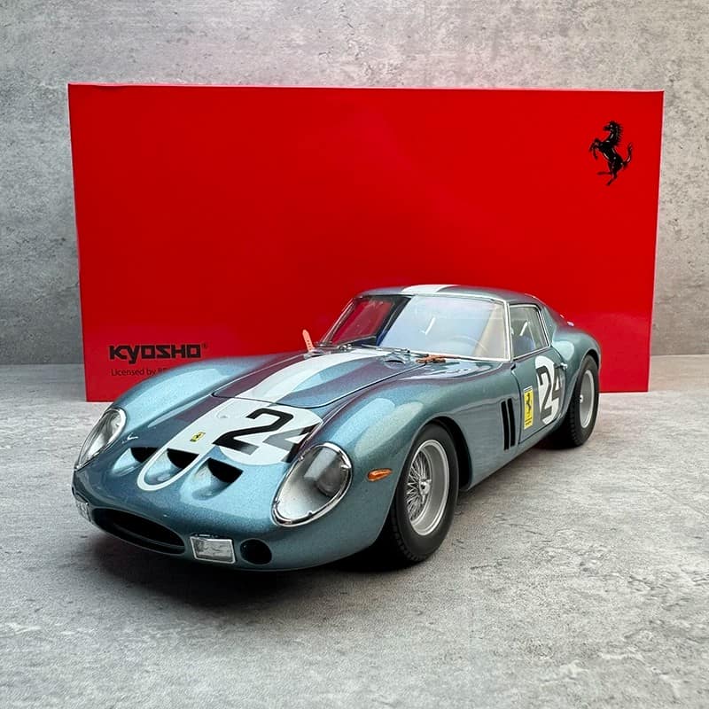 scale KK KKスケール 1:18 ダイキャスト GTO 250 Ferrari 1/18 ダイ ブルーメタリック GTO 250 Ferrari ミニカー
