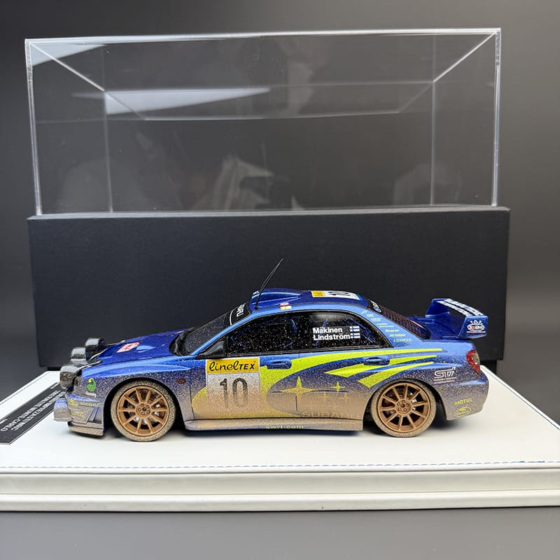 1:18 Subaru Impreza STI WRC 2002 Monte Carlo Rally Resin Model Car