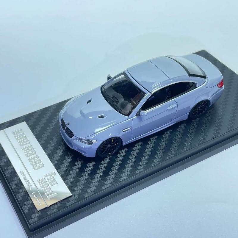 FINE MODEL 1:64 BMW M3 E93 Convertible Diecast Model Car – Alloy Open-Top Collectible