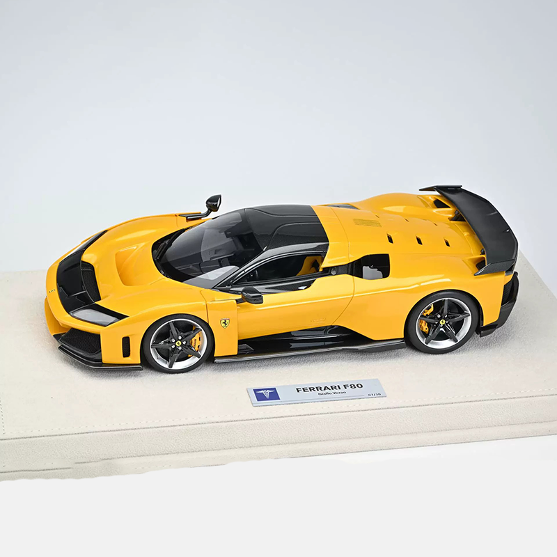 HC 1:18 Ferrari F80 Limited Edition Resin Model – V6 Hybrid Hypercar Collector Car